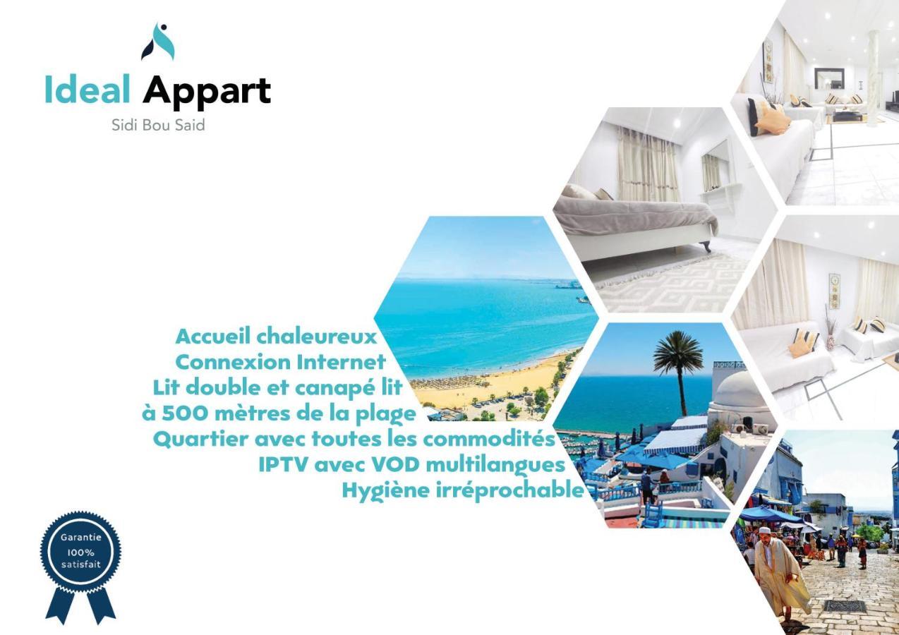 Ideal Appart Sidi Bou Said Apartment Exterior foto
